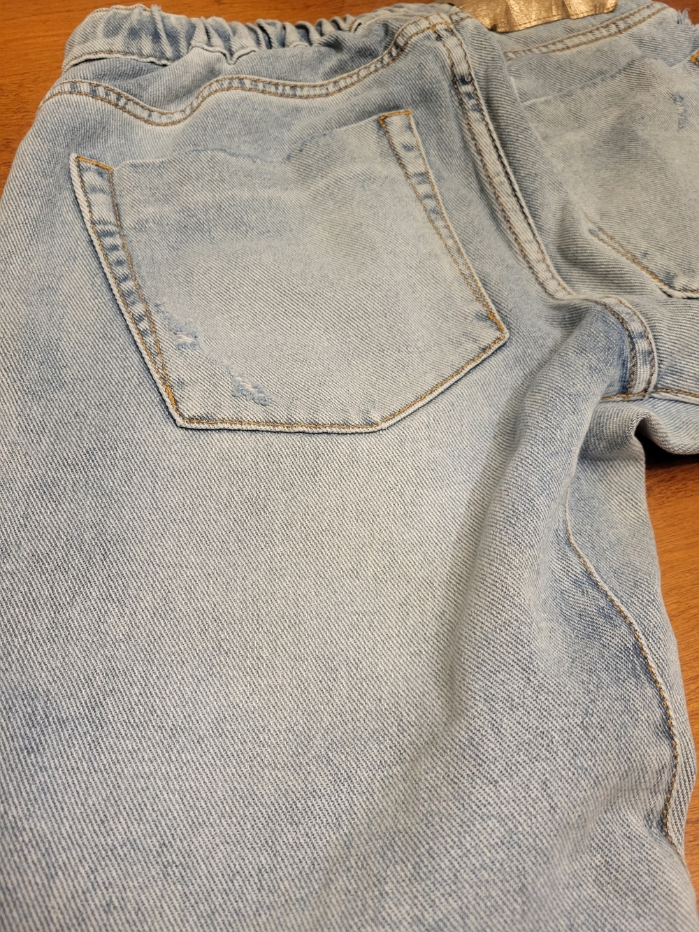 One Teaspoon Light Blue Drawstring Jeans - Picture 5 of 14